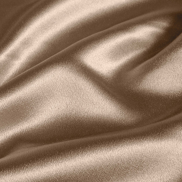 Satin Velvet fabric Unicolour Taupe Grey