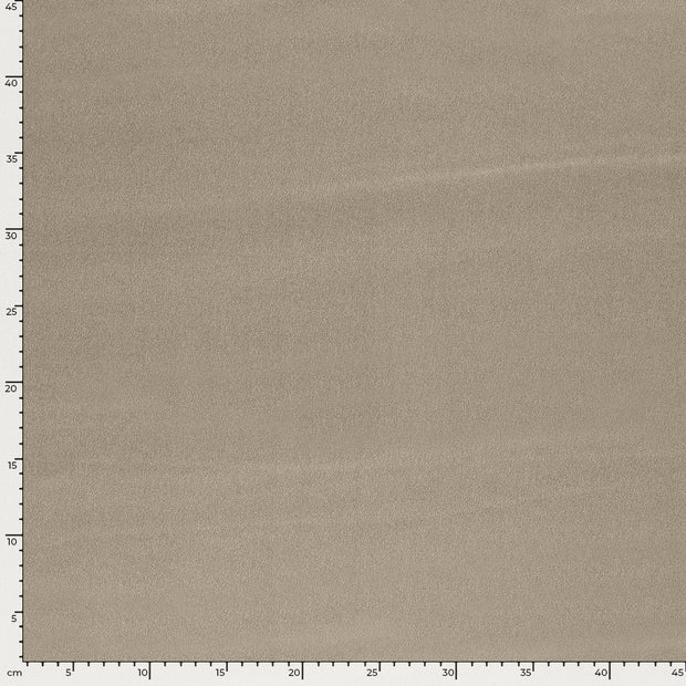Satin Velvet fabrik Uni Beige