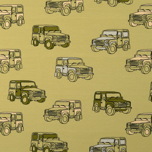 Jersey fabric Cars Oker