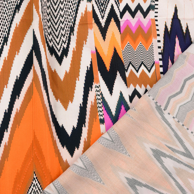 Viscose Poplin stof Multicolor 