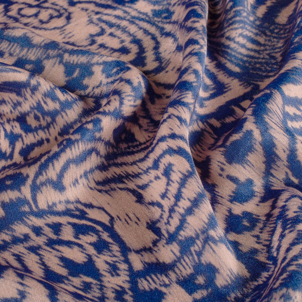 Satin Velvet fabric Abstract Old Pink