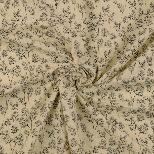 Seersucker fabric Grey 