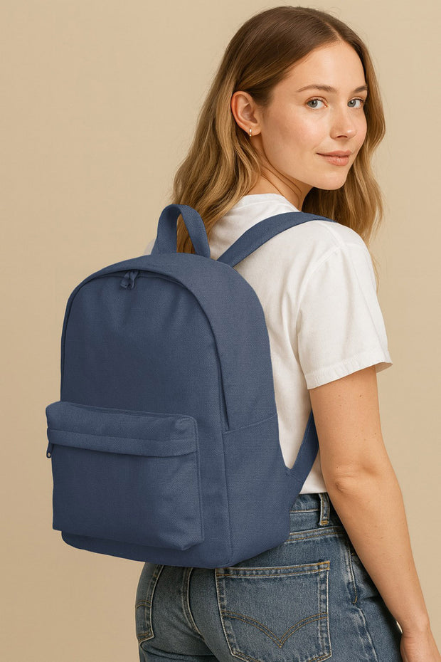 Canvas fabric Unicolour Indigo