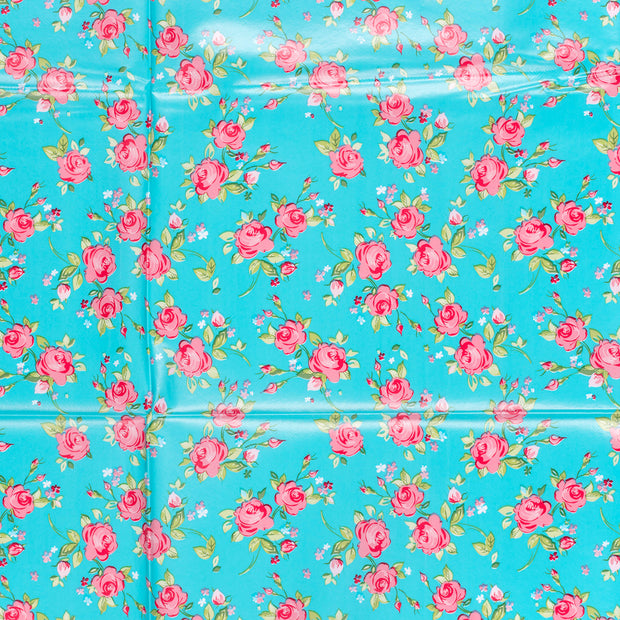 Coated Tablecloth fabric Petrol 