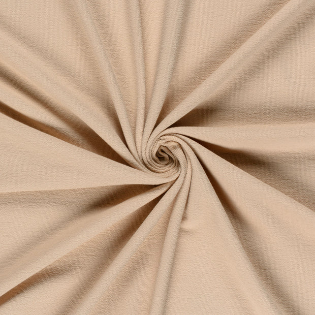 Terry Crepe fabric Beige 