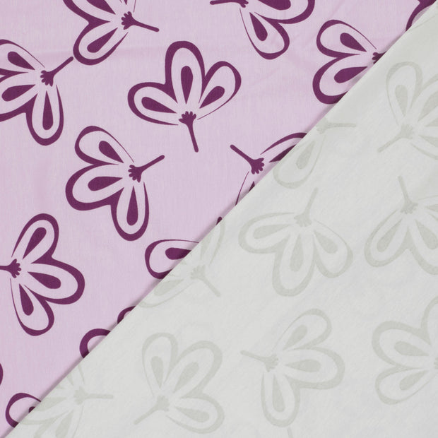 Jersey fabric Flowers printed 