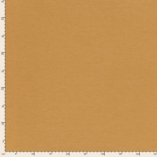 Heavy Knit fabric Melange Oker