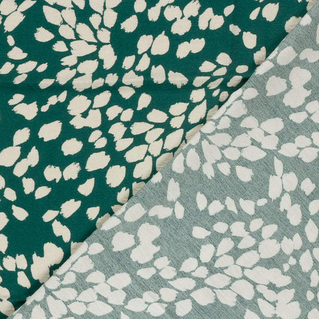 Viscose Nylon Crepe fabric Flowers printed 
