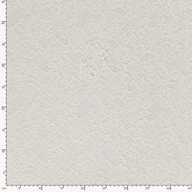 Chenille fabric Unicolour Off White