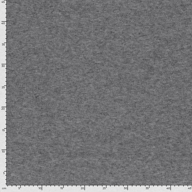 Heavy Knit fabric Melange Grey