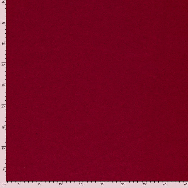 Heavy Knit fabric Melange Bordeaux