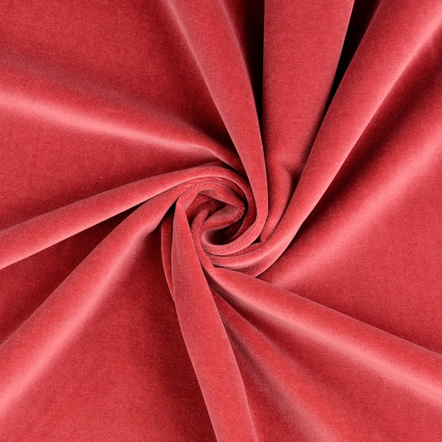 Velours fabric Red 
