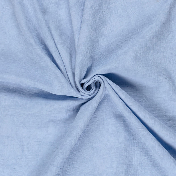 Gewebtes Baumwollleinen fabrik Babyblau stickerei 