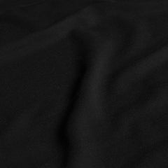 French Terry GOTS organic Unicolour Black