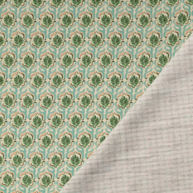Baumwoll Webware fabrik Blau Vintage 