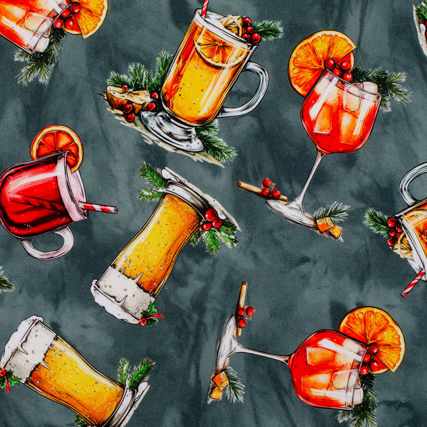  fabric Crocodiles Grey