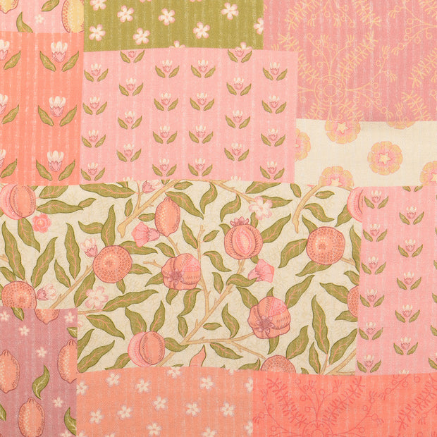 Cotton Poplin fabric Patchwork Light Pink