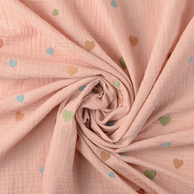 Muslin fabric Pink 