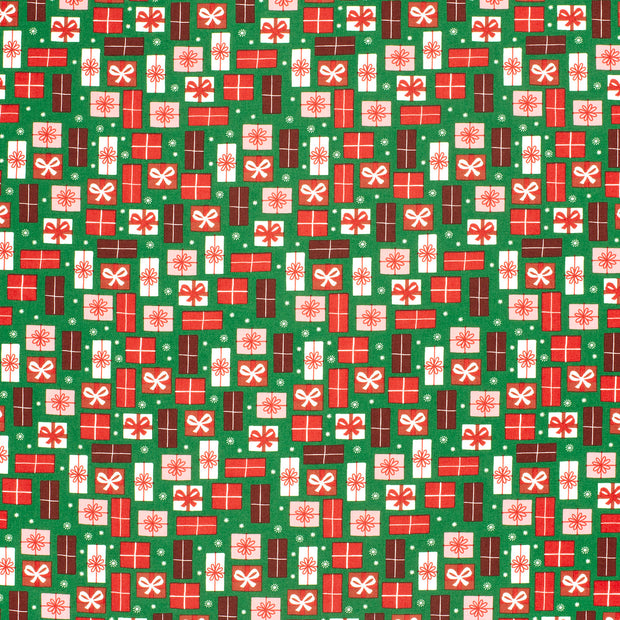 Cotton Poplin fabric Green 