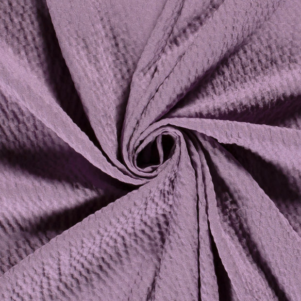 Viscose Bubble fabrik Uni Lila