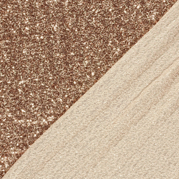 Mesh fabric Unicolour Sequins 