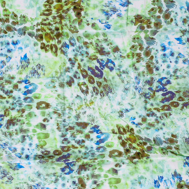 Viscosa Poplin tela Verde 