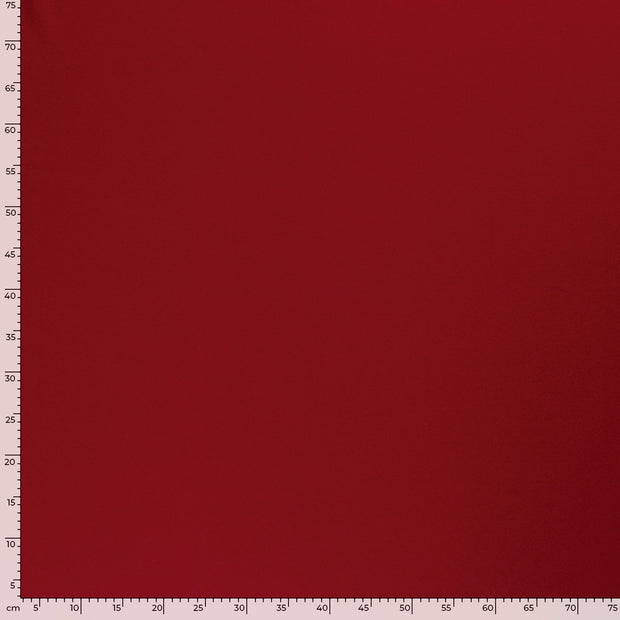 Punta di Roma fabric Unicolour Red