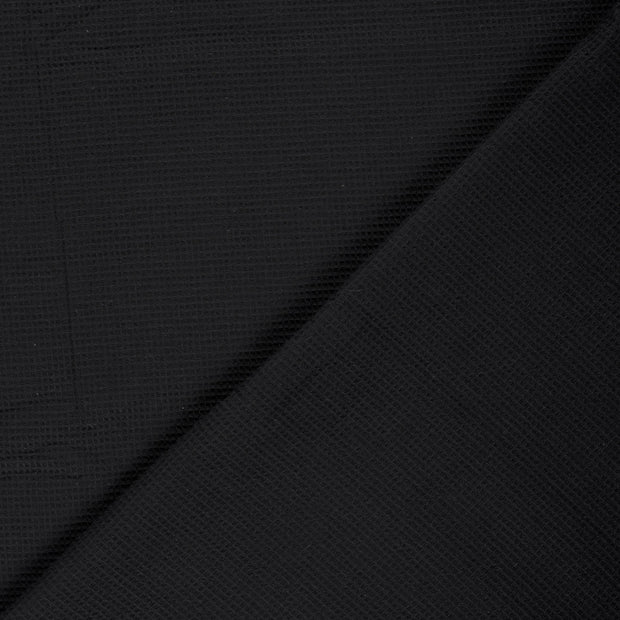 Waffle piqué fabric Unicolour 