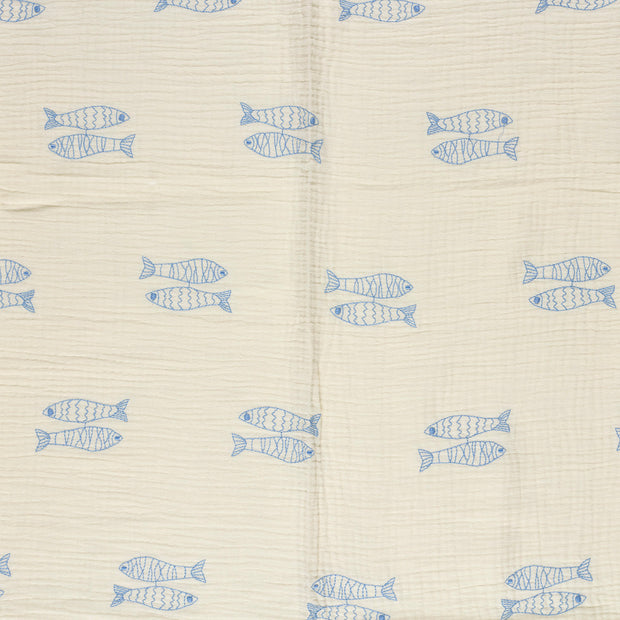 Muslin fabric Light Blue 