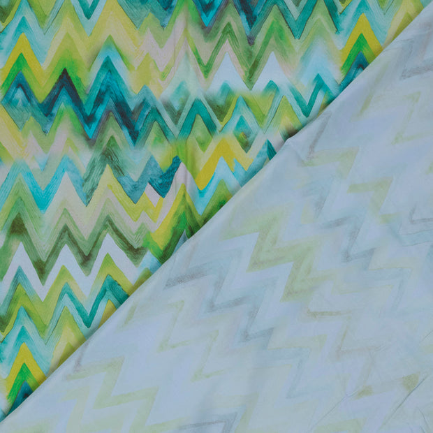 Viscose Satin fabrik Abstrakt digital bedruckt 