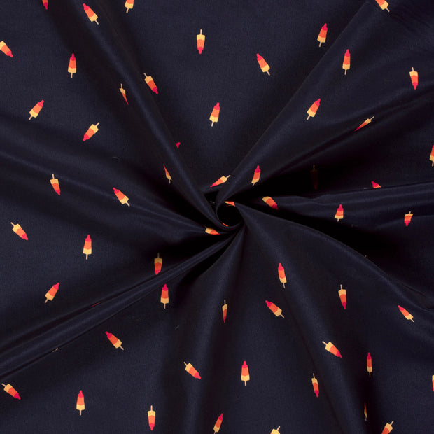 Swimshort water repellent recycled fabric Navy digital printed 