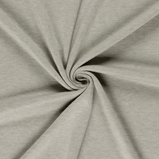 Poly Viscose Jersey fabric Grey brushed 