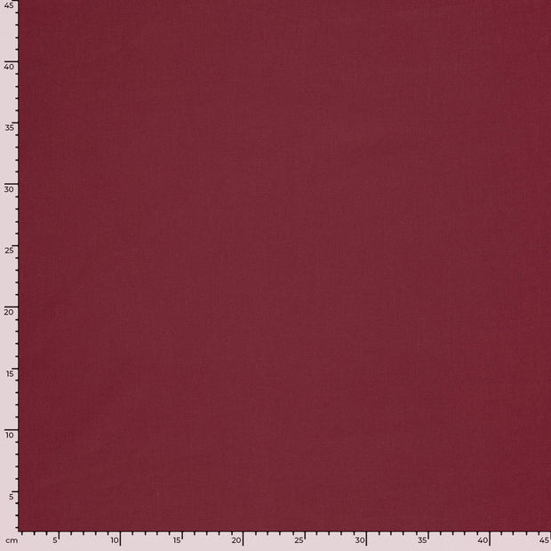 Cretonne Premium fabric Unicolour Wine red