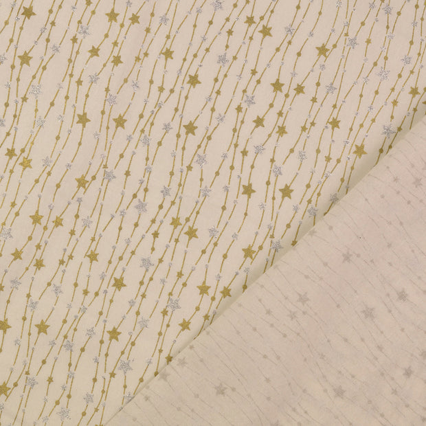  tissu étoiles imprimé 
