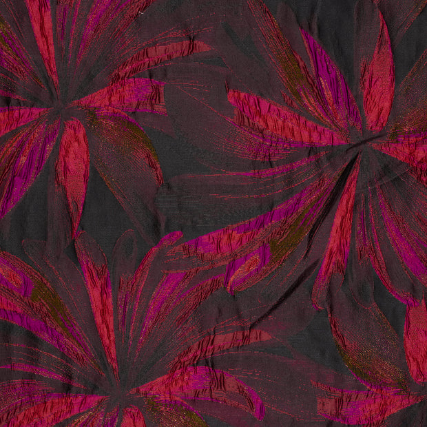 Jacquard fabrik Fuchsia texturiert 