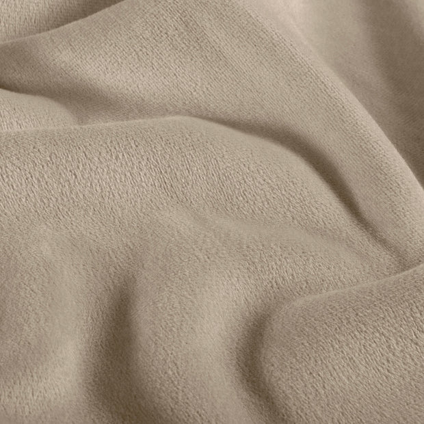 Velvet fabric Unicolour Beige