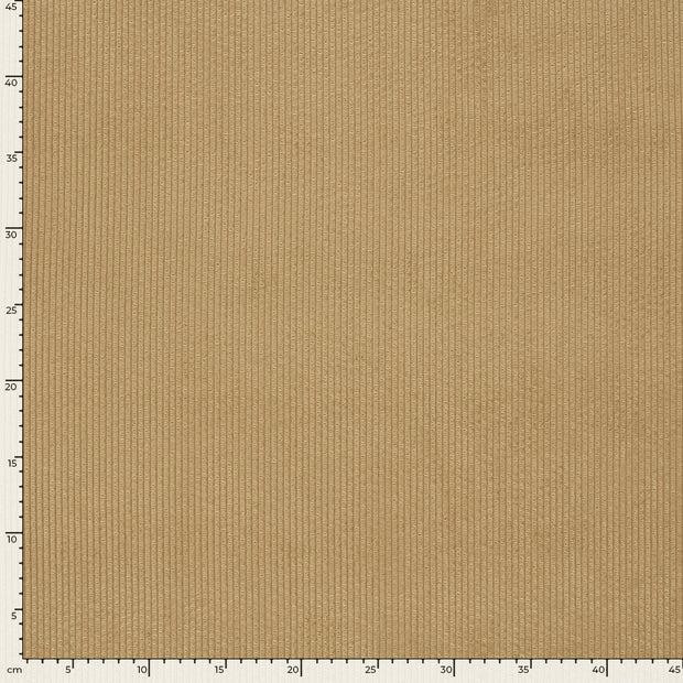Corduroy 4.5w fabric Unicolour Camel