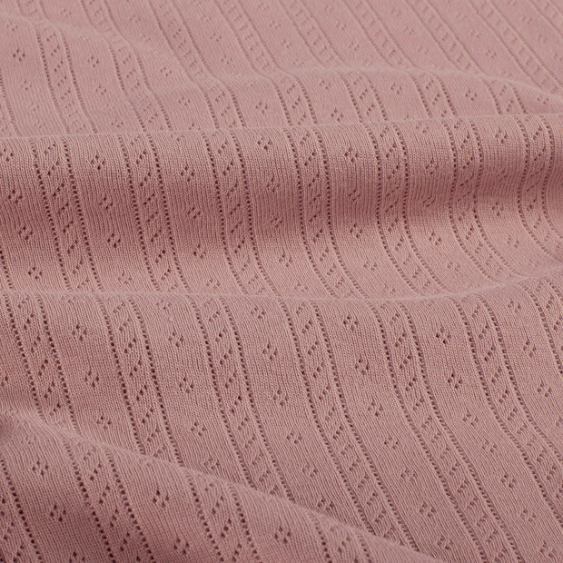Pinpoint fabric Unicolour Light Mauve