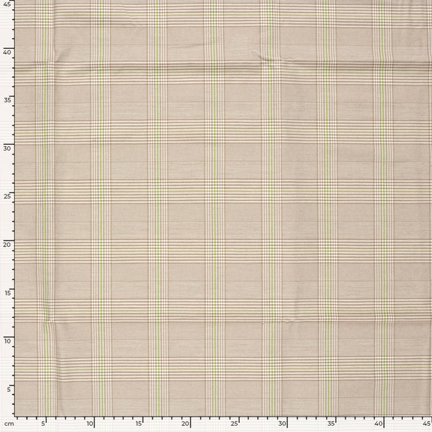 Bengaline fabric Abstract Beige