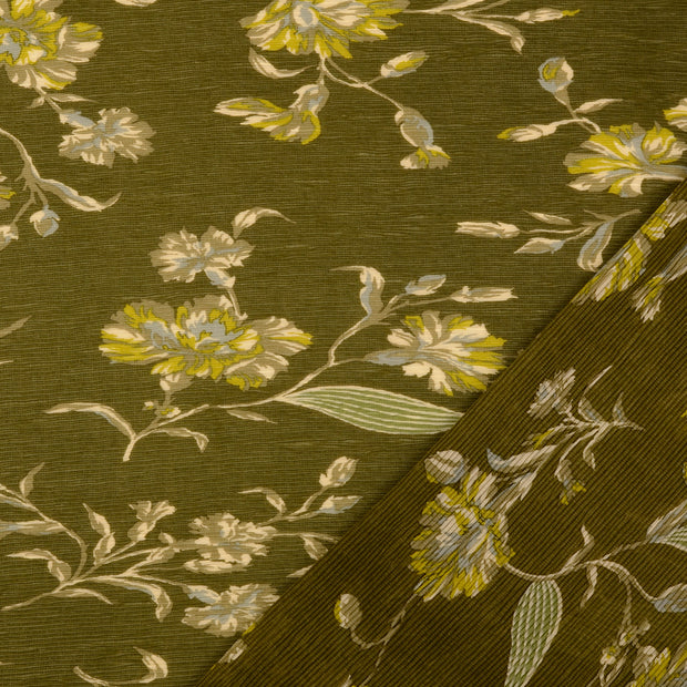 Chiffon fabric Flowers pleated 