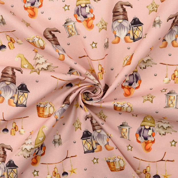 Cotton Poplin fabric Light Pink 
