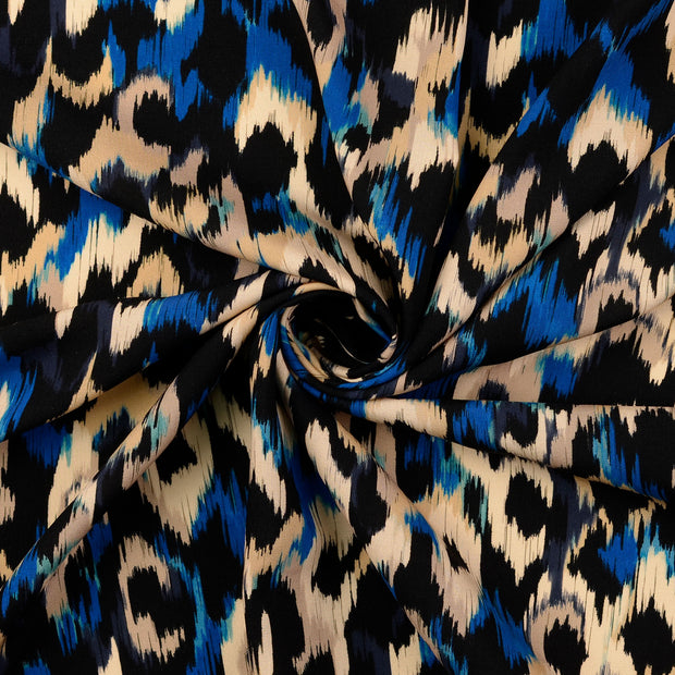 Viscose Poplin stof Babyblauw 