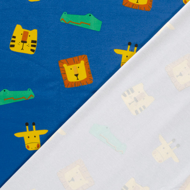 Jersey fabric Animals printed 