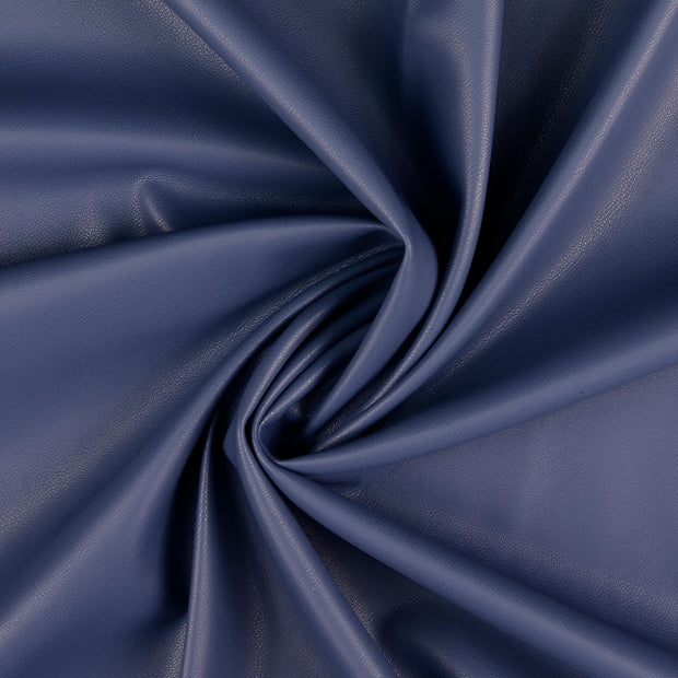 Leather fabric Indigo 