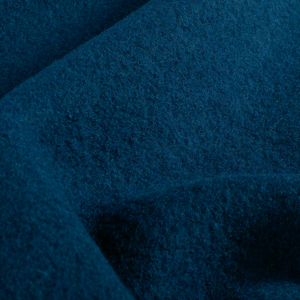 Walkloden fabrik Uni Indigoblau
