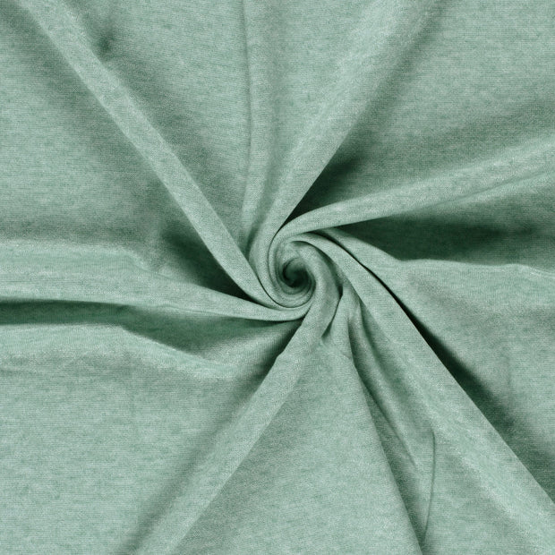 Heavy Knit fabric Dark Mint brushed 