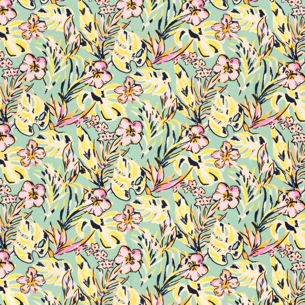 Swimwear Jersey UPF50 Recycled fabric Yellow 
