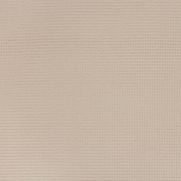 Waffle piqué fabric Ivory matte 