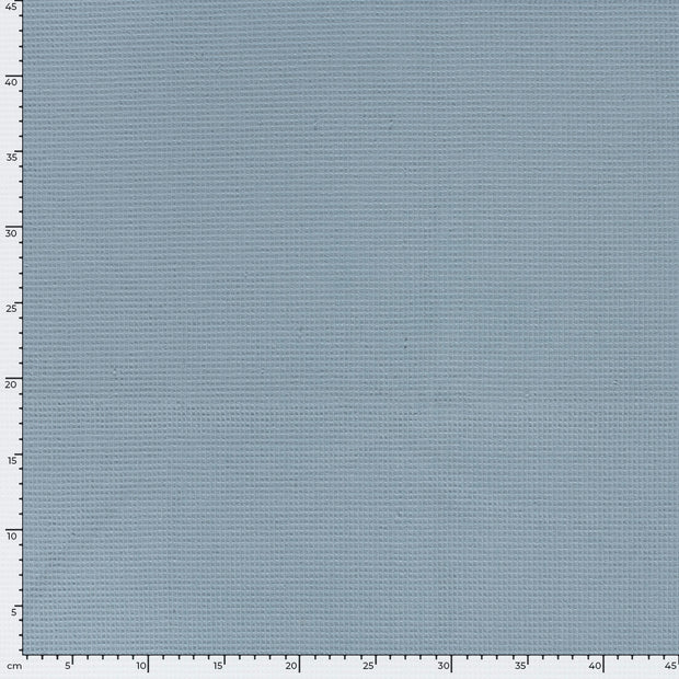 Waffelpiqué fabrik Uni Himmelblau