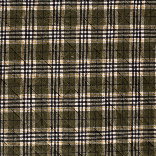 Jacquard fabric Khaki Green texturized 